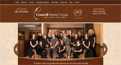 Desktop Screenshot of councilldental.com